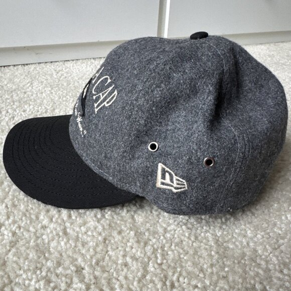 New Era Cap Heather Gray Retro Crown 59FIFTY Fitted Cap - Picture 2 of 6